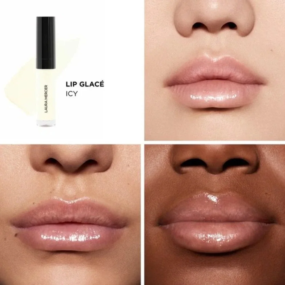 Laura Mercier Lip Glacé‎ Lip Gloss 00 Icy NIB Full Size